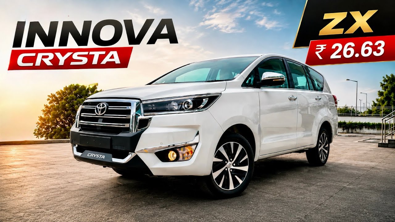 Toyota Innova Crysta ZX 2026 | Features, Price & Specifications