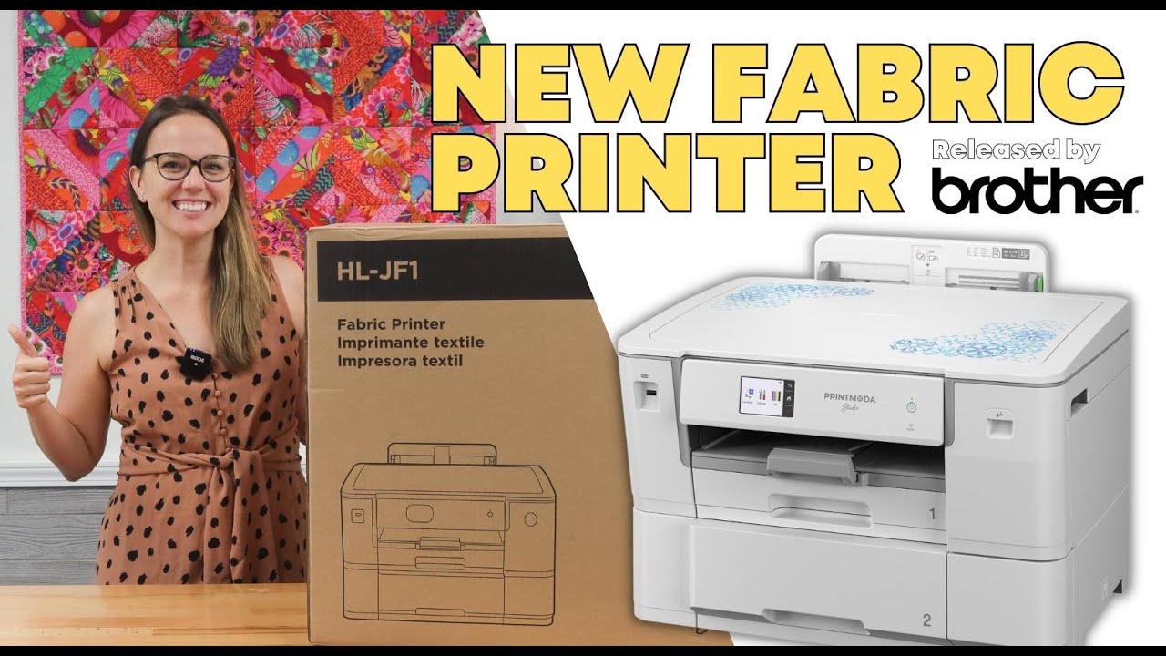 BRAND NEW Brother PrintModa Fabric Printer Un-Boxing! 