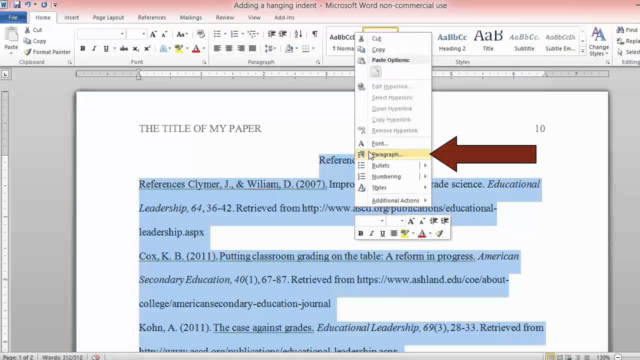 How to first line indent in word - ksemod