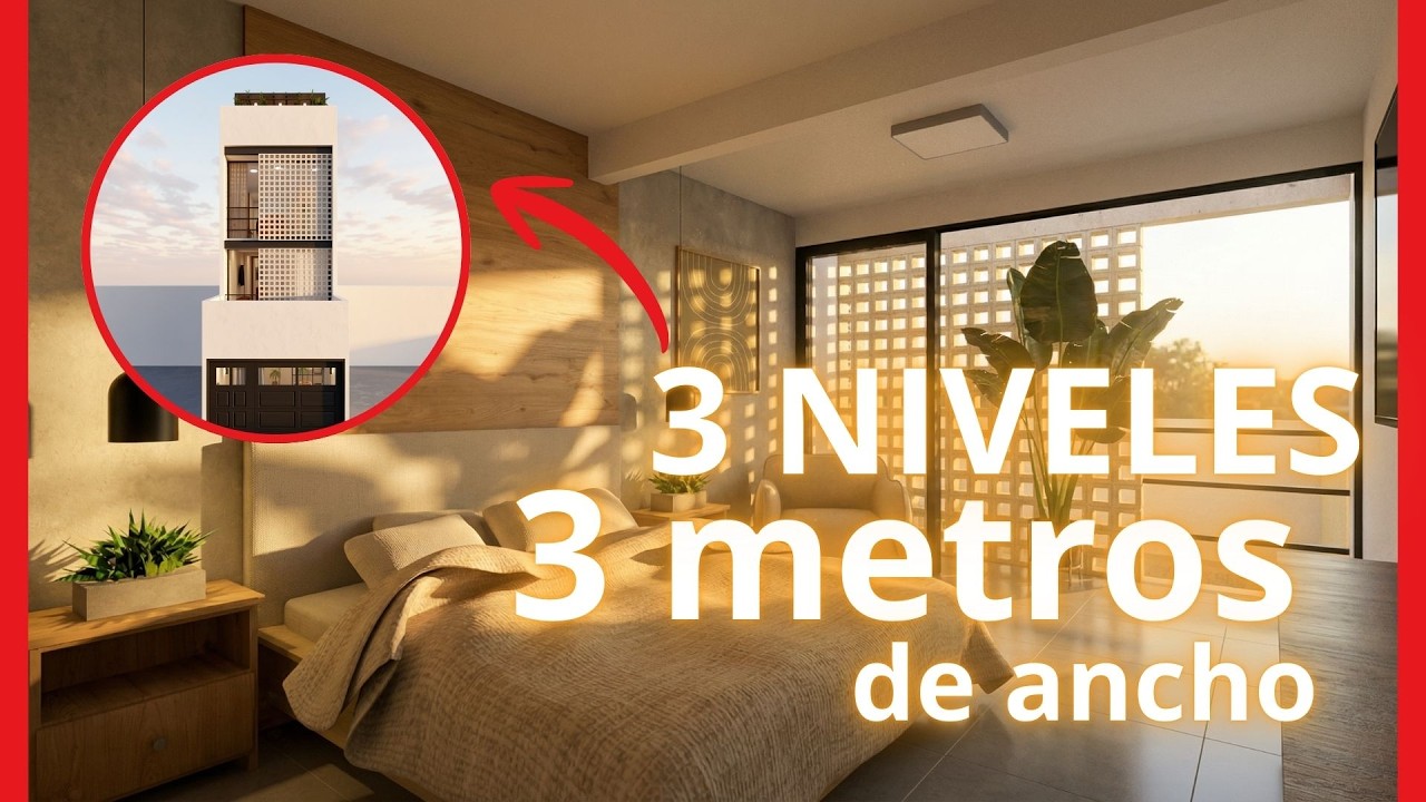 Ampliación y Remodelación Casa INFONAVIT de 3 Metros + Terraza en Azotea + Fachada Moderna