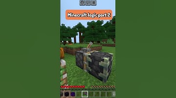 Minecraft logic be like part 2  #shortsminecraft #minecraftshorts #minecraft #shorts