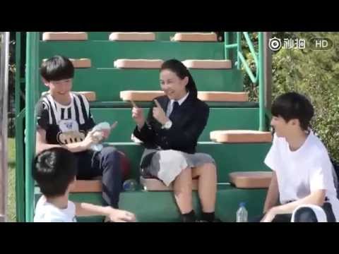 【TFBOYS】電視劇"小别离" TFBOYS 独家花絮(三)女主角害羞介绍，三小只互动不断超可爱