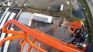 Video still for Worlds Tallest Boom Lift 185 Feet JLG 1850SJ