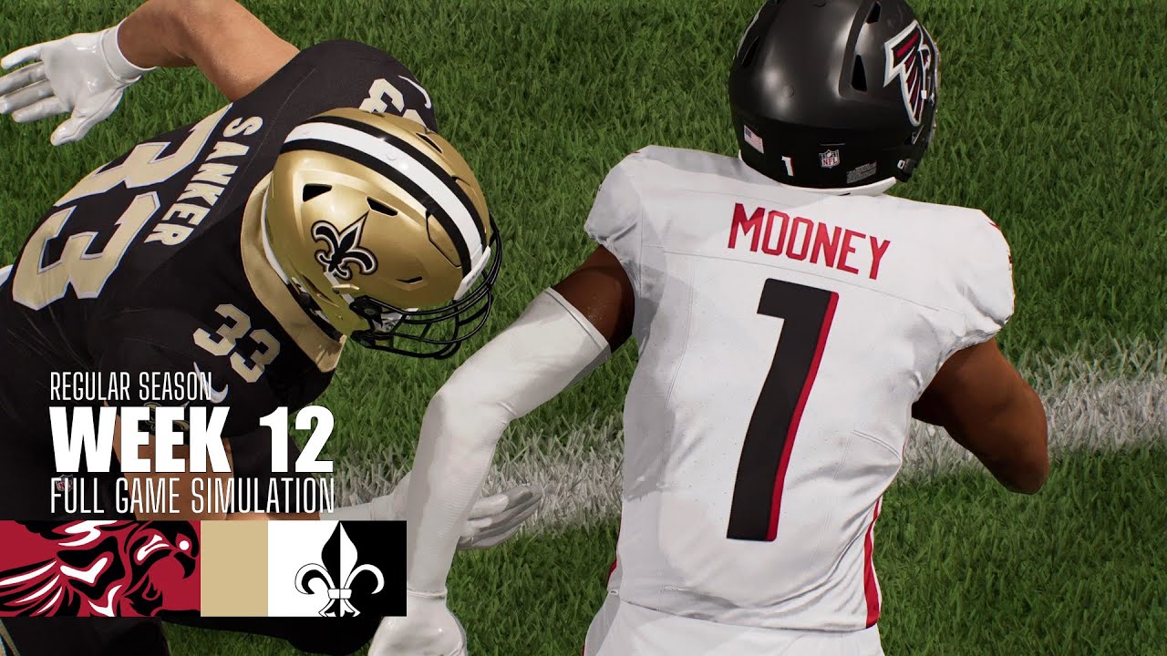Falcons vs. Saints | 2025-26 Season Week 12 | Madden NFL 26 Simulation