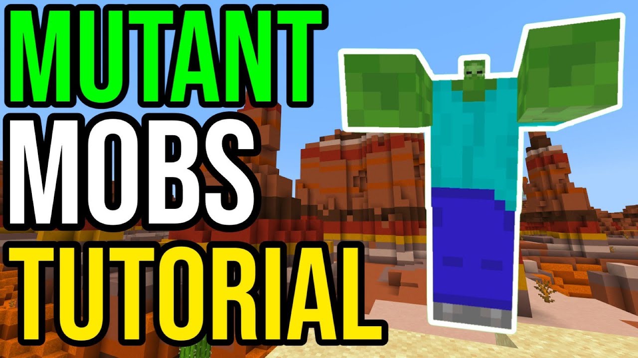 How To Get Mutant Mobs Without Mods Minecraft PS4/Xbox