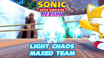 I Built a Max Level Light Chaos Chao Team in Sonic Speed Simulator! How Much Did It Cost?