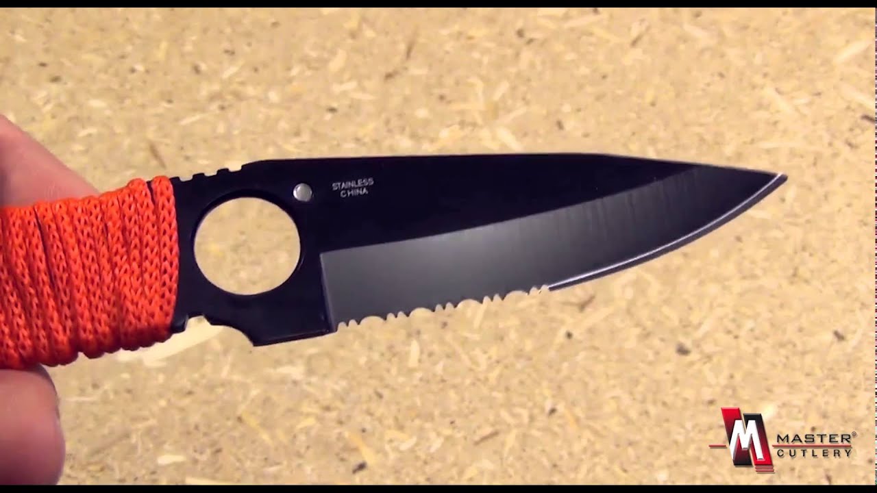 Master Cutlery Master USA MU1121RD Tactical Neck Knife Product Video