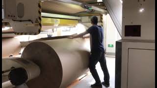 Auto Splicer - Grey Cardboard Corrugated Line