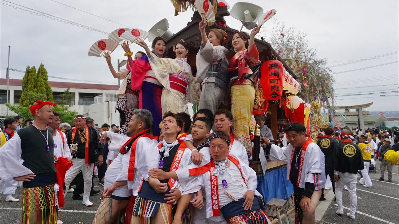 R7.5.11 鵜崎 曳っ込み 宮入 岩屋八幡神社 岩屋だんじり祭