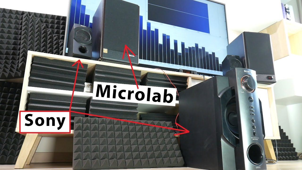 Microlab VS Sony Sound & Bass Test - YouTube