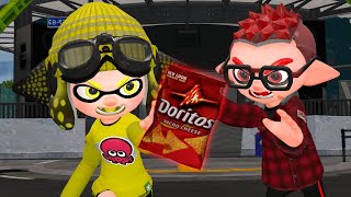 SHINOBI INKLING: A fight for doritos (SPLATOON GMOD ANIMATION)