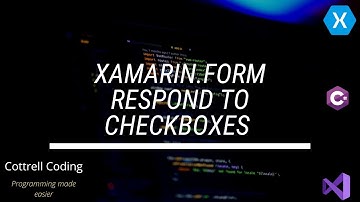 Xamarin Respond to Checkbox in code