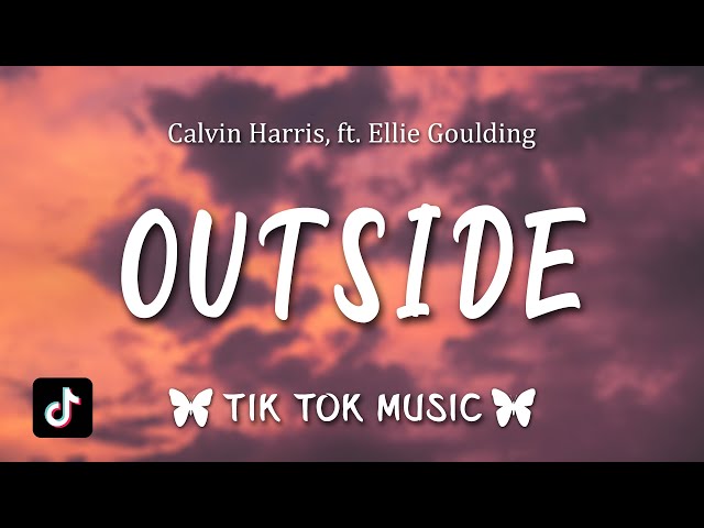 Calvin Harris - Outside (Slowed Tiktok Remix) (Lyrics) There's a power in what you do class=