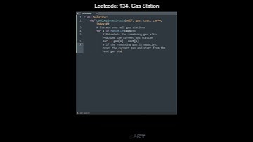 Leetcode 134. Gas Station in Python | Python Leetcode | Python Coding Tutorial | Python Coding ASMR