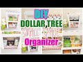 EASY DIY DOLLAR TREE MULTIPURPOSE ORGANIZER MADE OF WOOD | SMALL SPACE ORGANIZATION