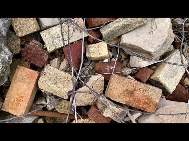 I Found The Embossed Brick Motherlode! Antique Named Bricks