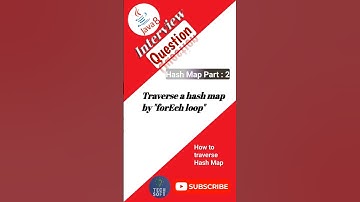 Traverse Hash map java 8 | Traverse Hash map using ForEach Loop #shorts #youtubeshorts #short