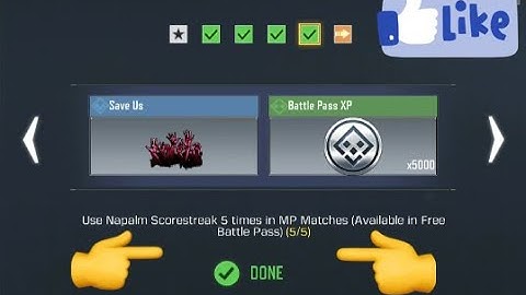 Call Of Duty Mobile Use Napalm Scorestreak 5 times in MP Matches