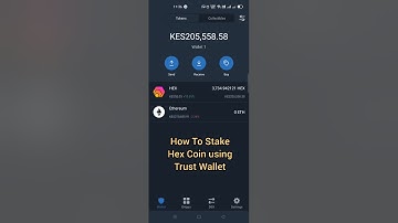 How To Stake Hex Coin Using Trust Wallet: US$0.50 KES55