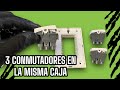 Cómo conectar 3 Interruptores de 3 vías en una misma caja.