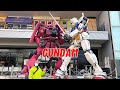 I went to GUNDAM SQUARE Cafe and Hobby Shop in Osaka, Japan