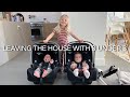 GETTING OUT OF THE HOUSE WITH TWINS AND A TODDLER | TIPS!