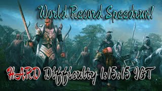 The Lord of The Rings [BFME2] - WR Speedrun! (Commentary) *Good Hard* (1:15:15 IGT)