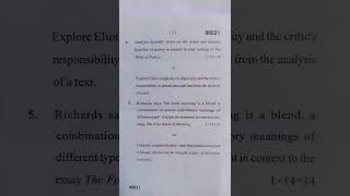 M. A (English) 1st year first semester Literary Criticism - Key Concept