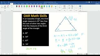 OAR L7 GEO Problem Isosceles