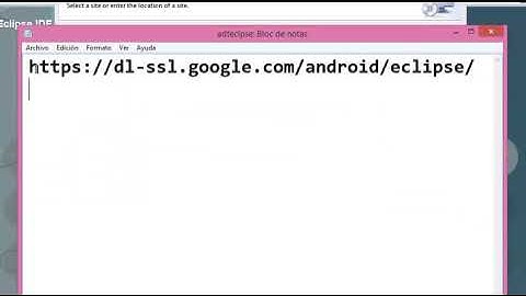 Instalar Plugin, ADT, SDK en Eclipse para Android Parte 1