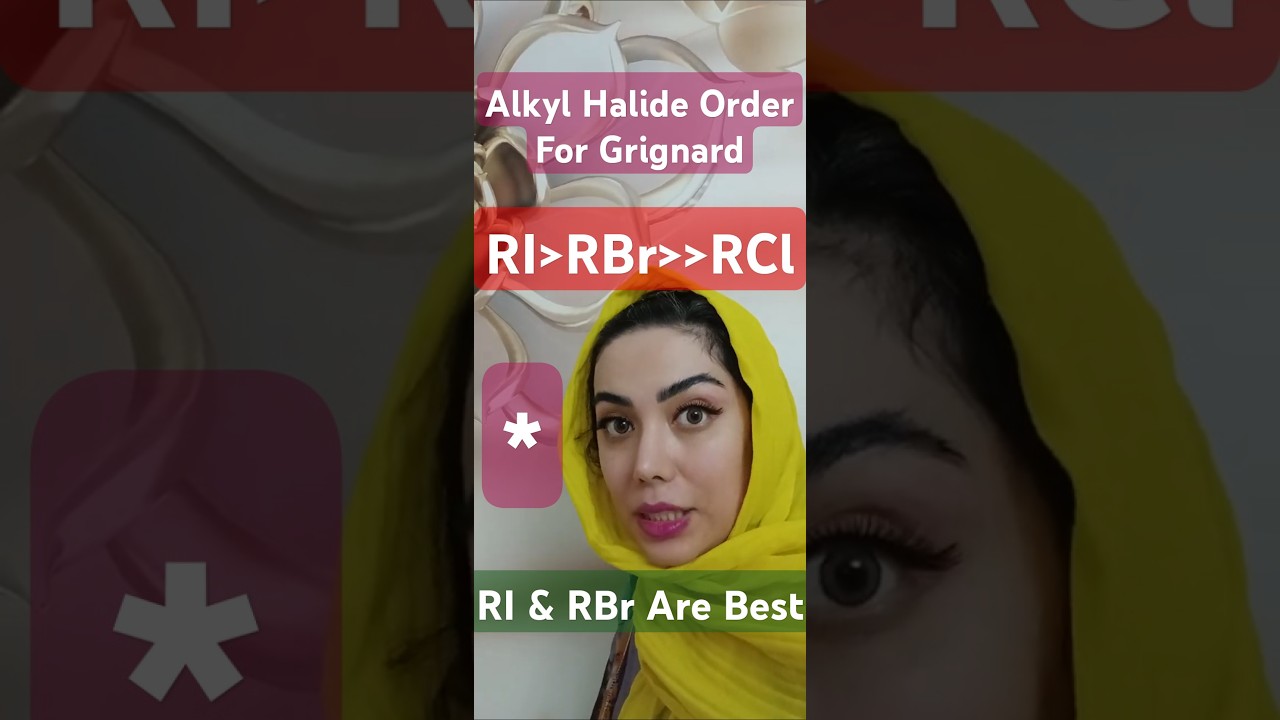 RI & RBr are best  Produce Grignard! 