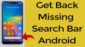 Get Back Missing Google Search Bar on Phone Home Screen?