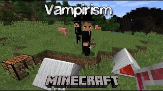 обзор мода vampirism в майнкрафт(только вампиры)