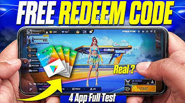 Using Free Redeem Code App from Play Store in Free Fire