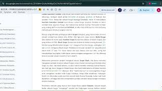 MEMBACA BUKU PEMROGRAMAN WEB ,BAB 5