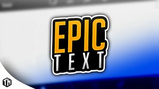 How to make a Epic Text PS touch tutorial