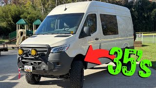 We Built a 2023 AWD Sprinter on 35's!  Built2Roam