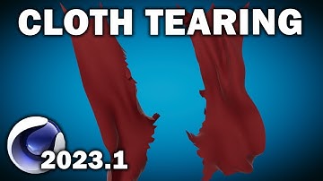 Cinema 4d 2023.1: Cloth Tearing
