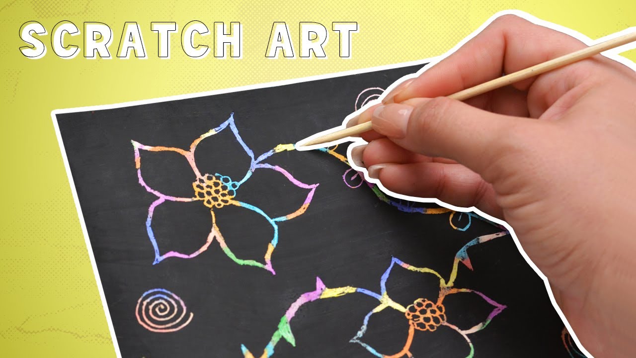 DIY Scratch Art  Make Your Own Scratch Art Paper 