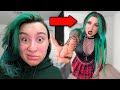 TRANSFORMING INTO A GOTH KID *ITS NOT A FAZE MOM!!*