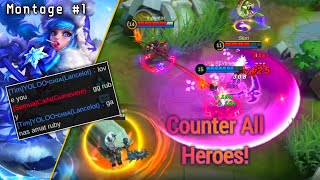 Ruby Montage! 1 vs 5?    No problem. Rank 16 Global Ruby s15 | Mobile Legends