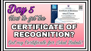 VINSET DAY 5 COMPLETE SESSIONS, GOT MY CERTIFICATE!PLUS HOW TO GET YOUR CERTIFICATE OF RECOGNITION?