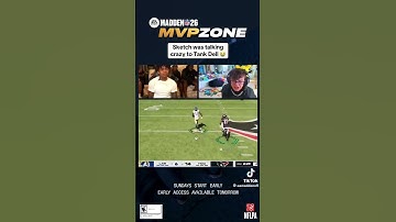 SKETCH AND TANK DELL PLAY MADDEN 26 #football #ea #sketch #tankdell #madden #nfl #madden26 #shorts