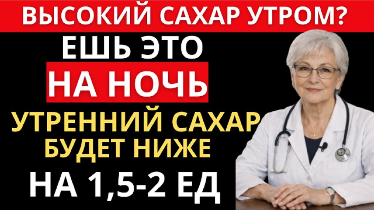 Делайте ЭТО Перед Сном — Сахар В Норме Утром! (Только проверенные советы)
