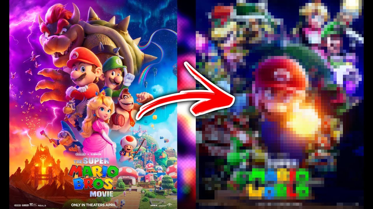 [RareGalaxy5] Making a Custom Super Mario World Movie Poster!