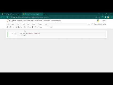 How to Convert a List into a String in One Line in Python (Join Function)
