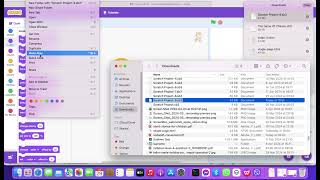 How to save scratch project and How to send from email