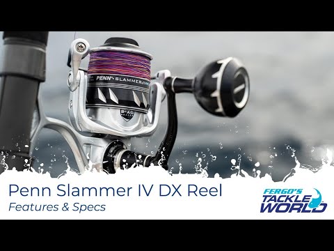 2021 Penn Slammer IV DX Heavy Duty Spin Reels - Penn's Strongest Reel! 