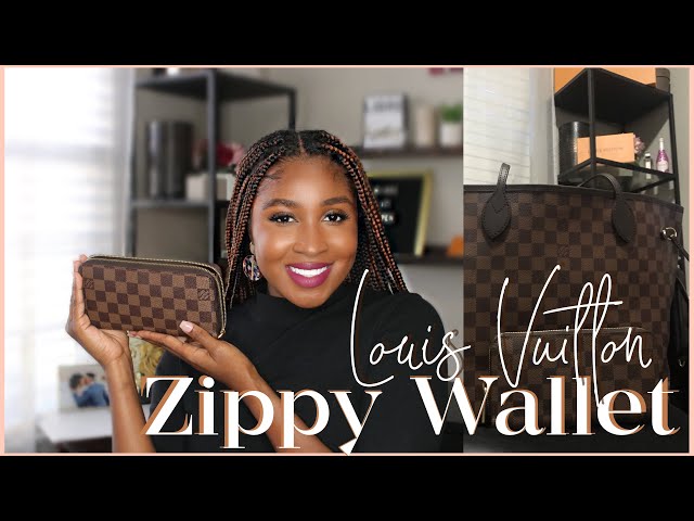 Authentic Louis Vuitton Damier Graphite Zippy Wall