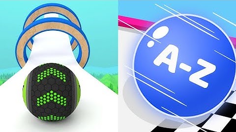 Going Balls vs A-Z Run 🎱🚴‍♂️⚽️ NEW MAX LEVEL Android/iOS Gameplay Walkthrough HIGH SCORE